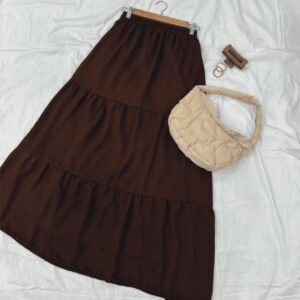 Caramel 3 tiered skirt