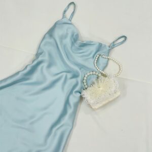 Ash Blue Slip Dress