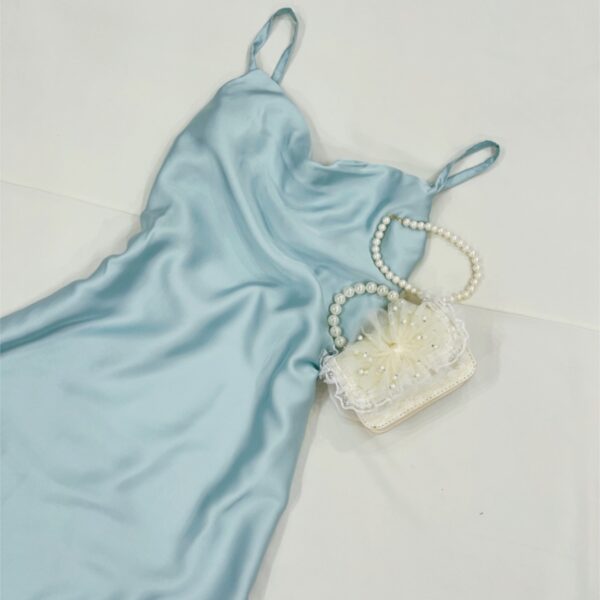 Ash Blue Slip Dress