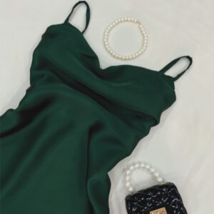 Emerald Slip Dress