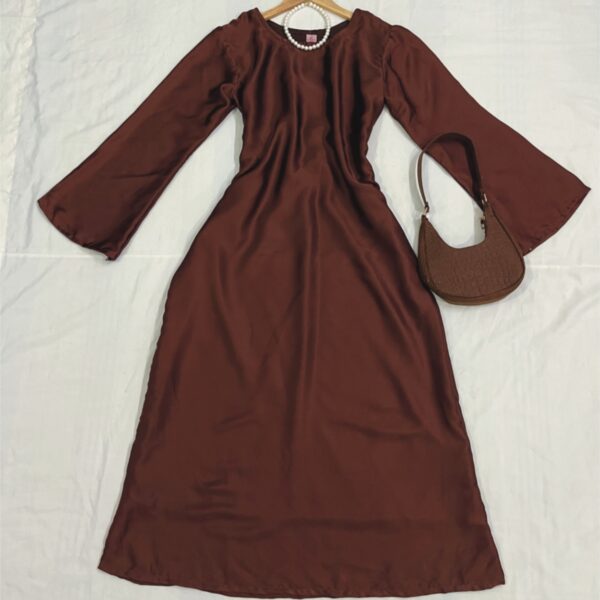 Brown Modest Dress
