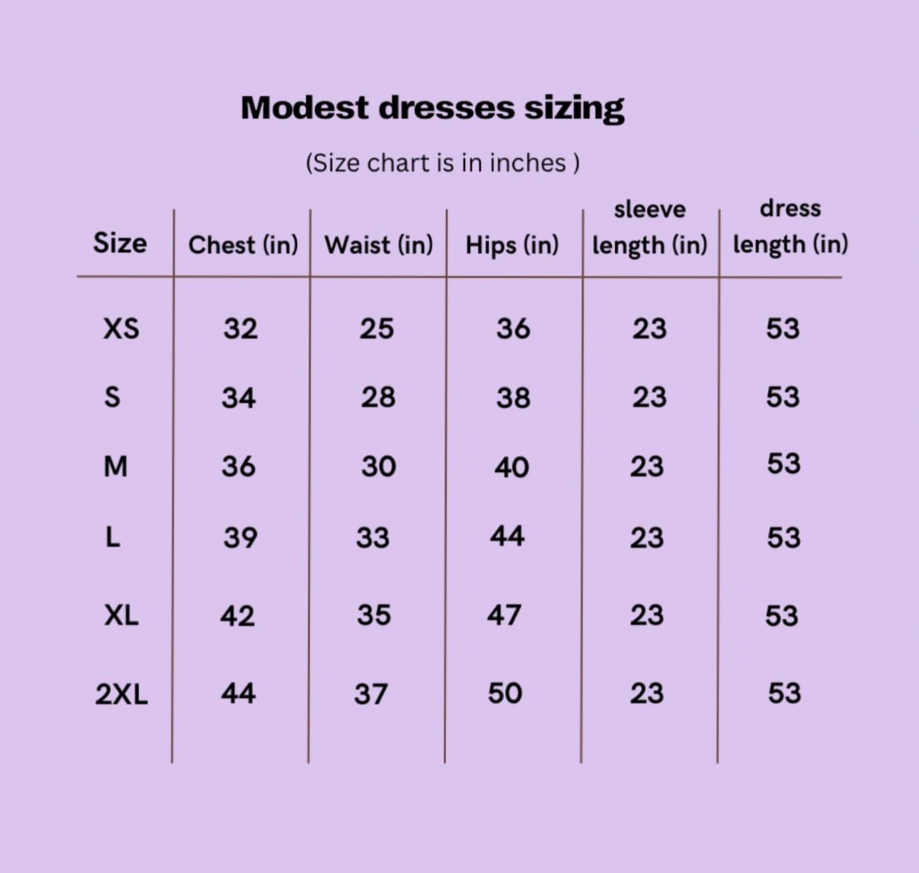 modest dress