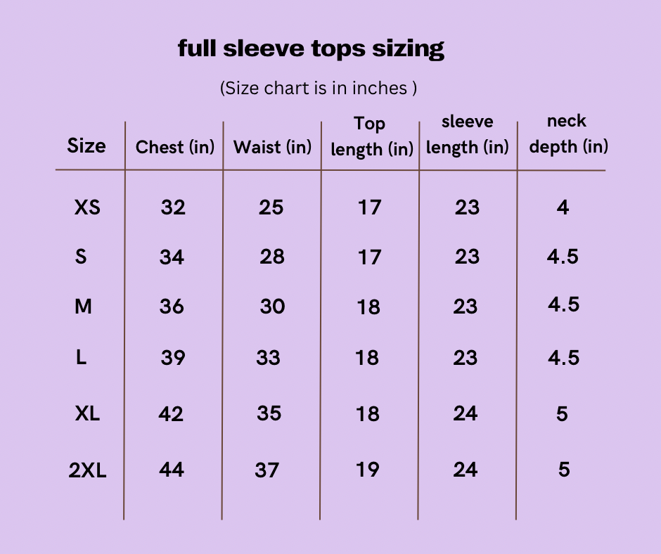 Copy of Copy of Blue White Simple T Shirt Size Chart Facebook Post
