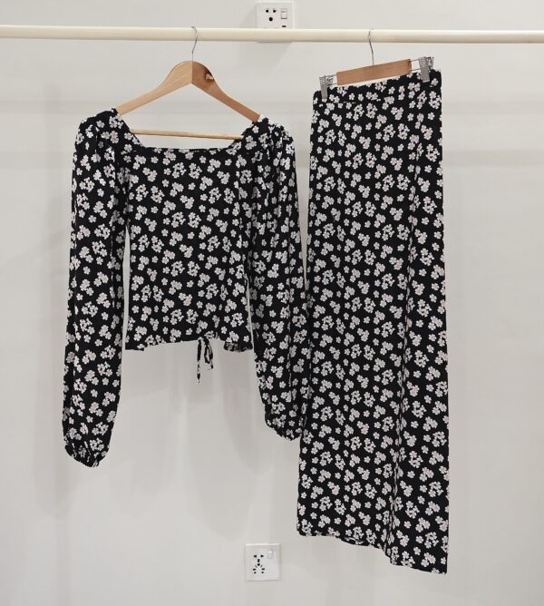 Black Lily Coord Set