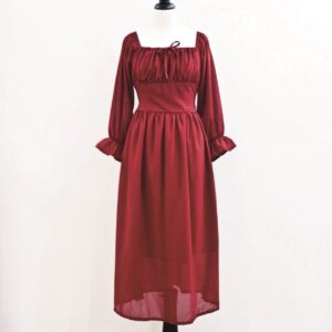Maroon Maiden Dress