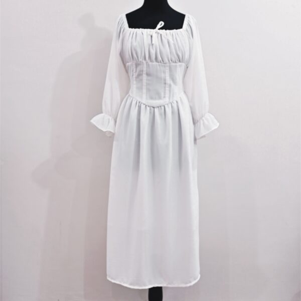 White Corset Dress
