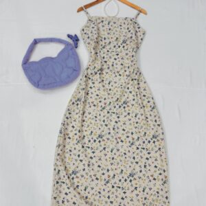 Beige Korean Dress