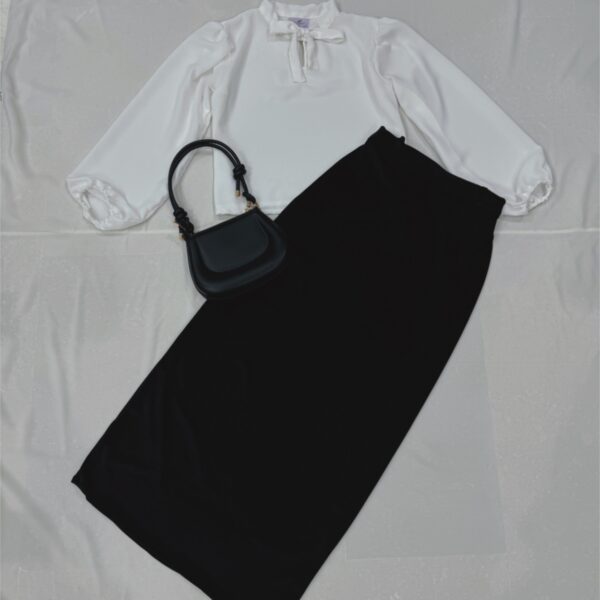 Black Velvet Maxi Skirt